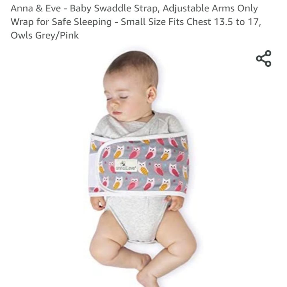 Anna & Eve baby swaddle strap
